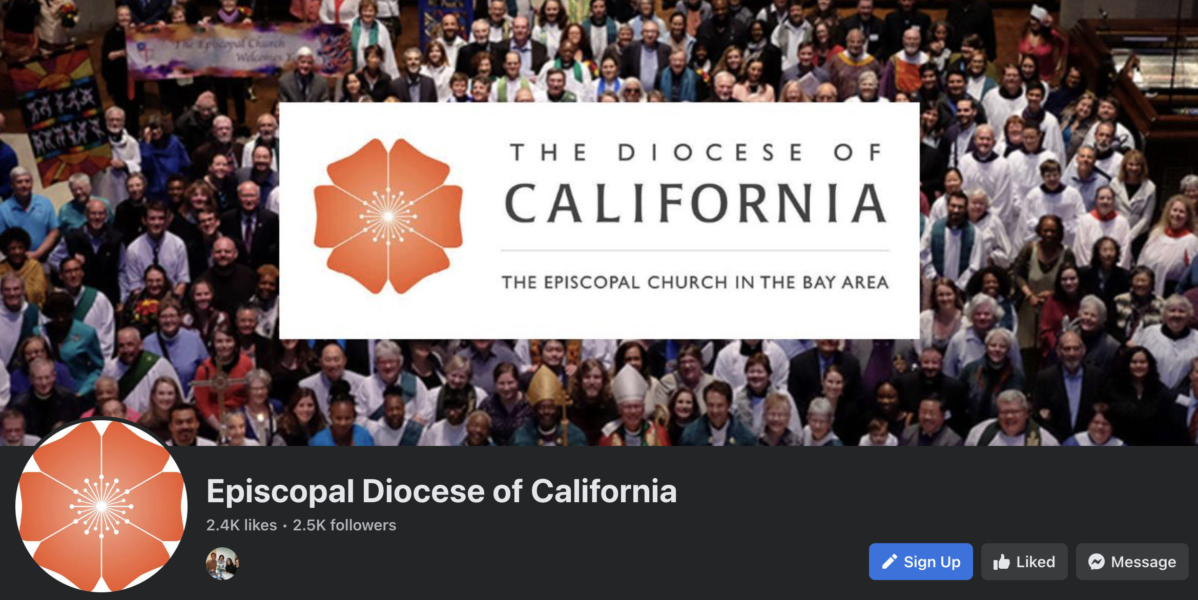Facebook cover page