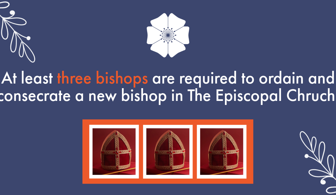 Do you know how many bishop’s are required to ordain and consecrate a new bishop?