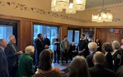 Retired clergy gather at Grace Cathedral for honorary tea, Evensong